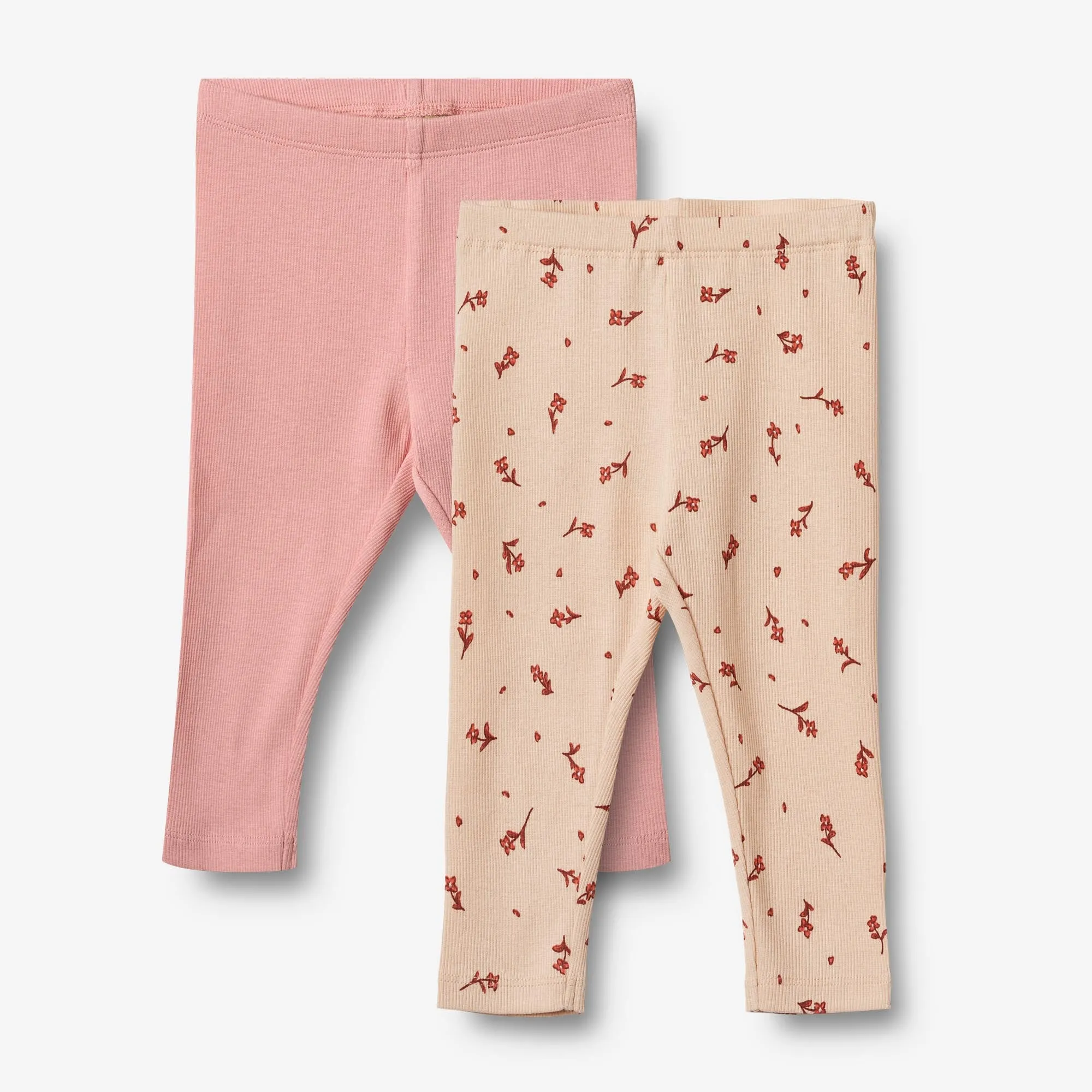 2 Leggings Jules - rose water flowers