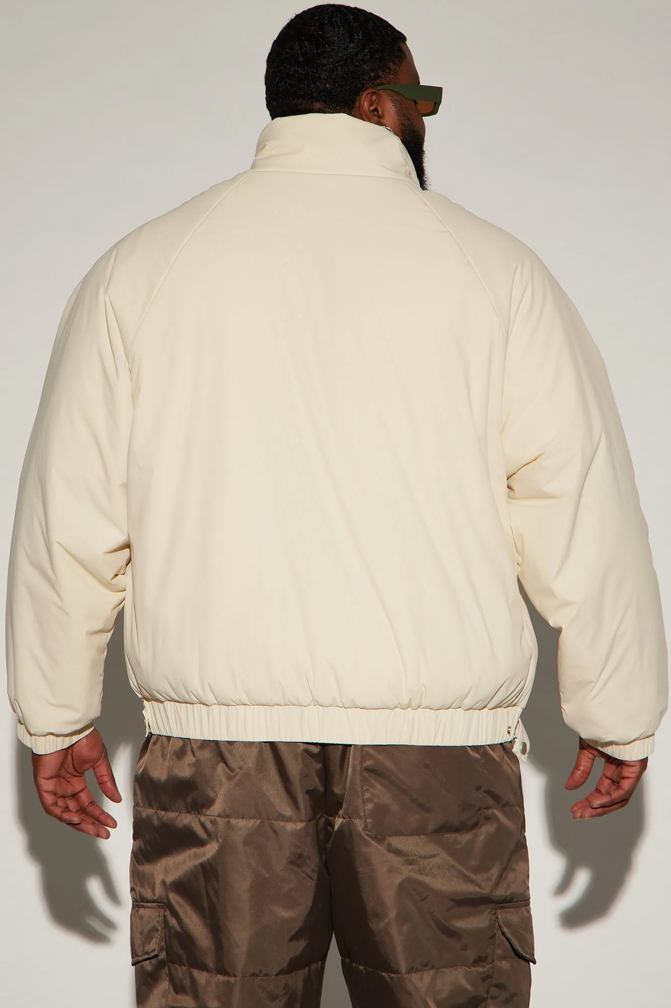 Belcher Padded Nylon Anorak - Off White