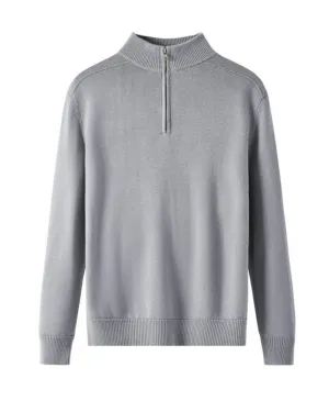 Capri Merino Wool Zip Sweater