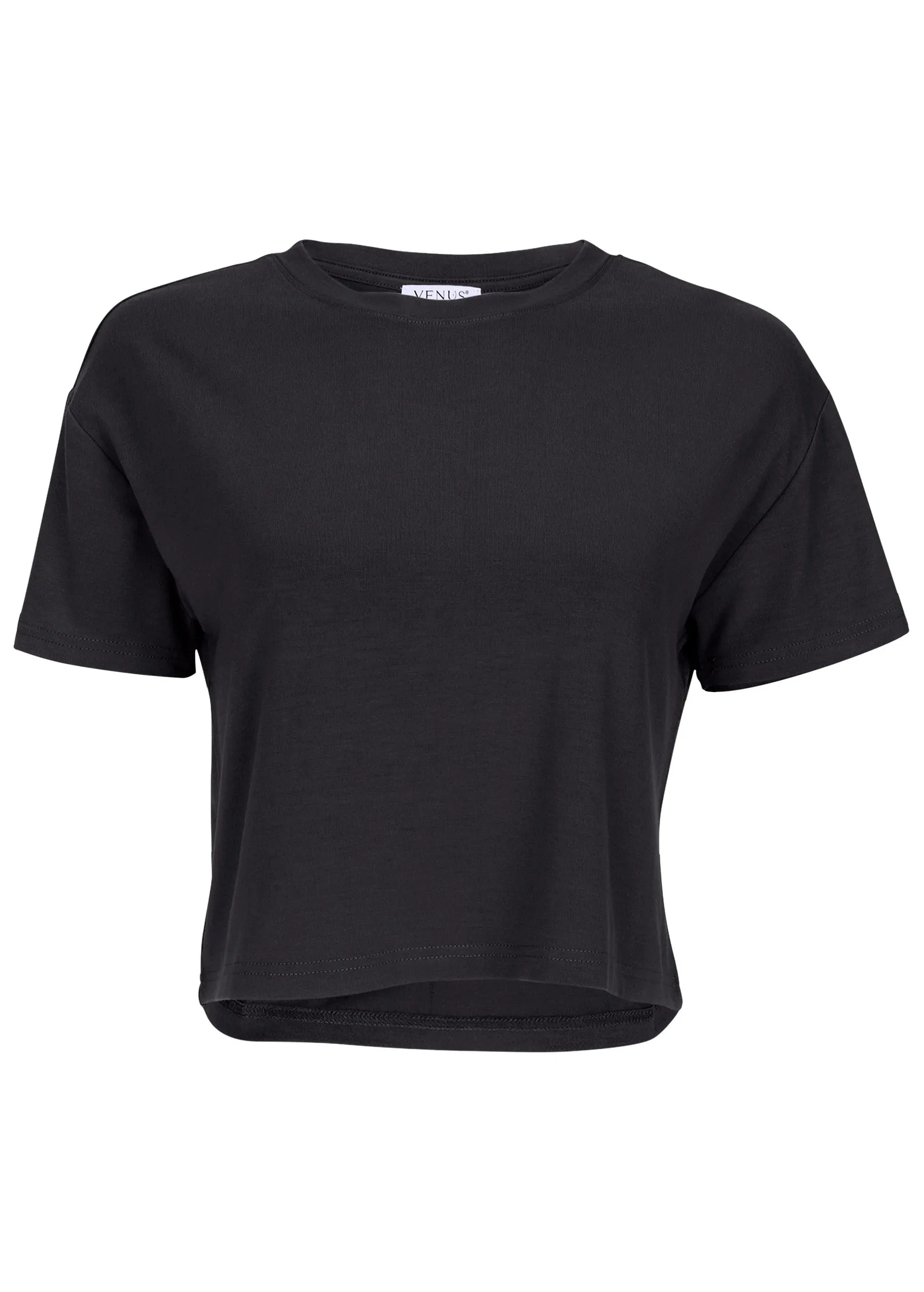 Crew Neck Tee - Black