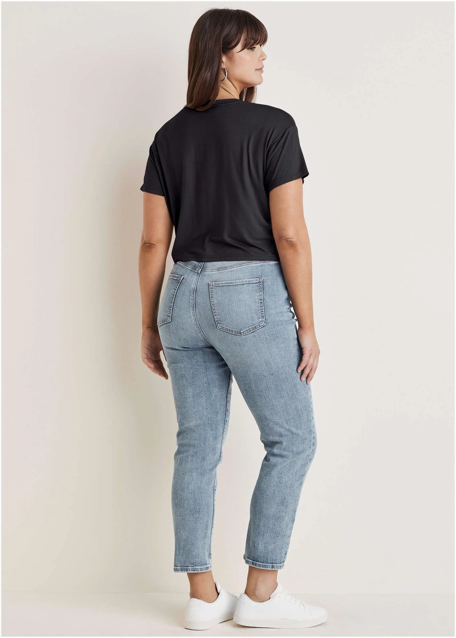 Crew Neck Tee - Black