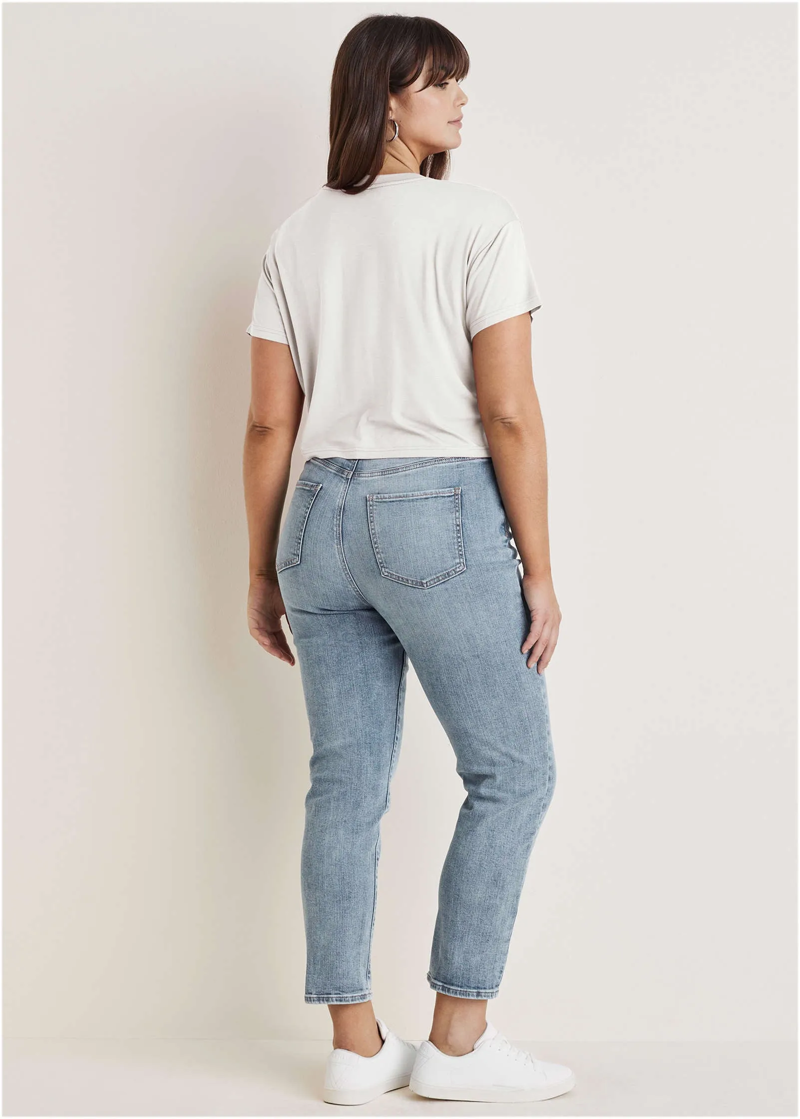 Crew Neck Tee - Off White