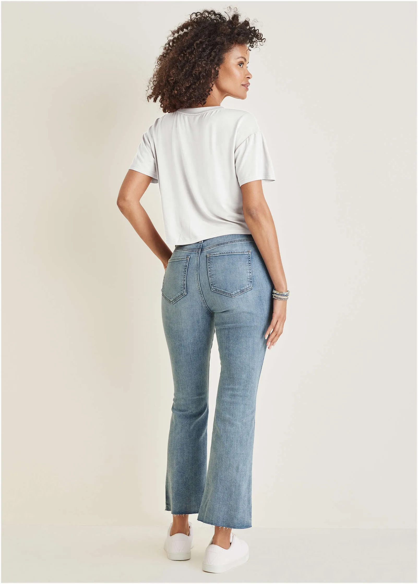 Crew Neck Tee - Off White