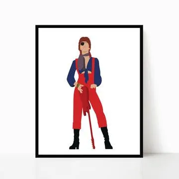 David Bowie - Overalls - Print