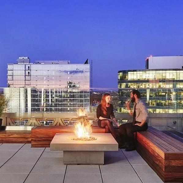 Elevated Halo Fire Pit