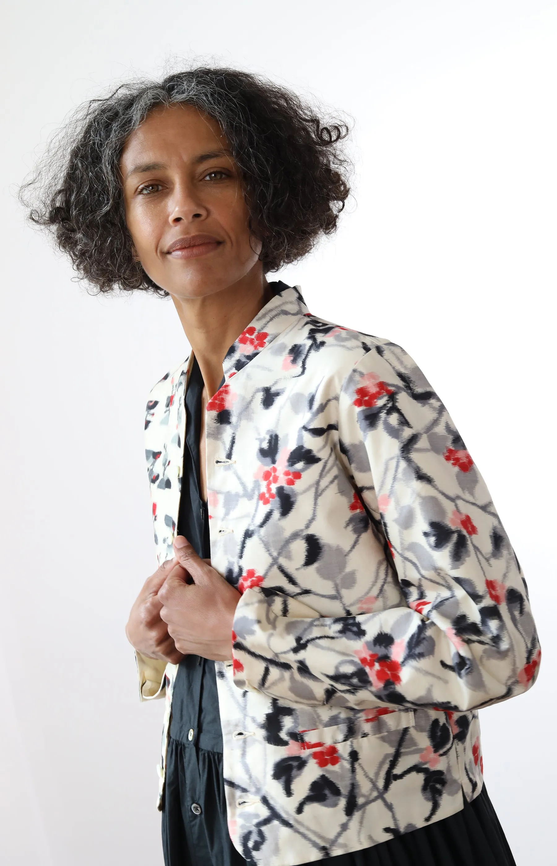 Floral Silk Jacket