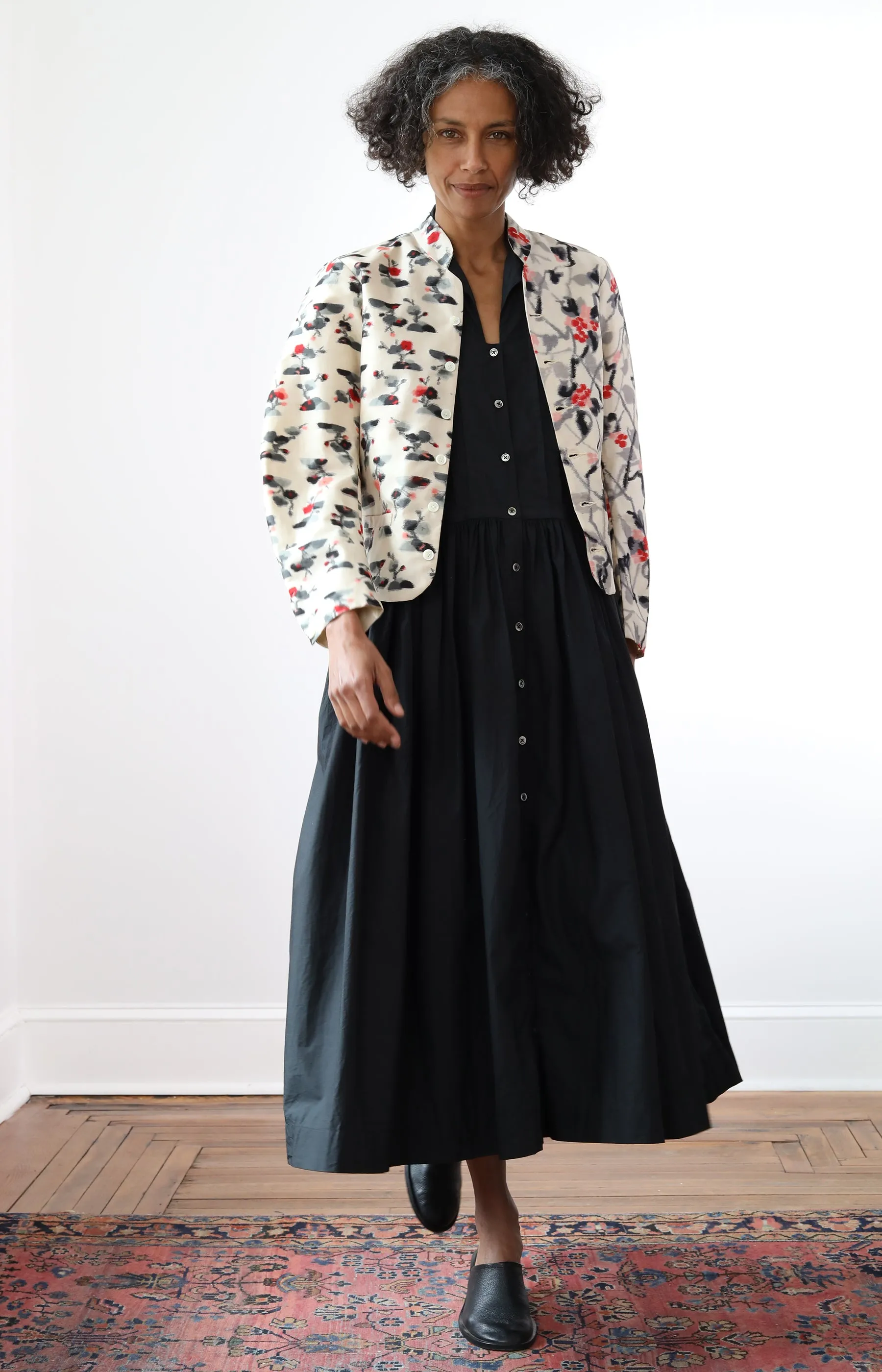 Floral Silk Jacket