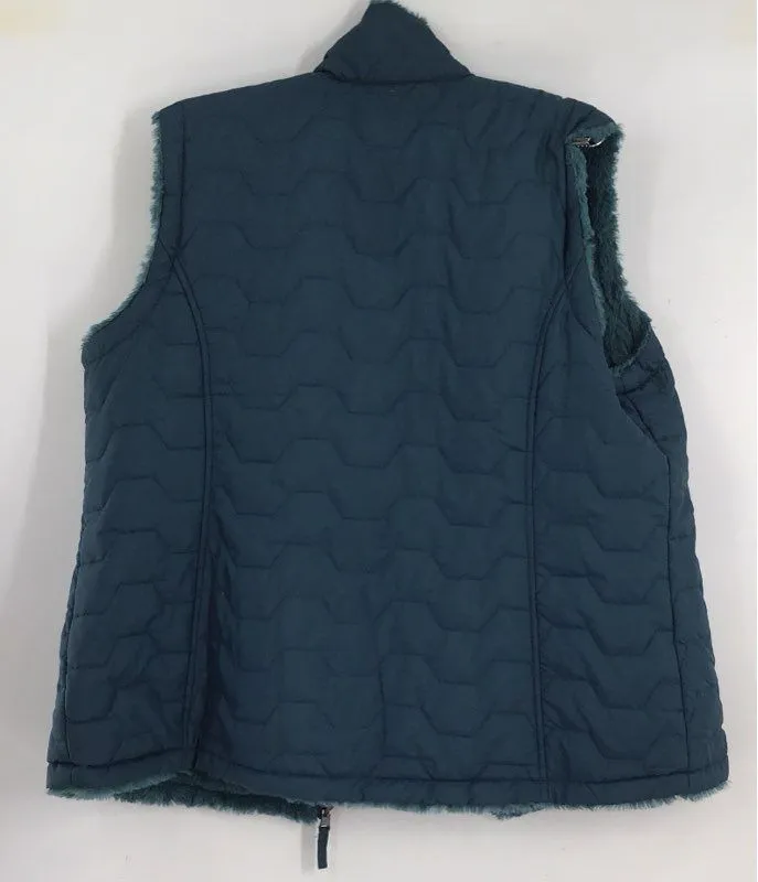 Free Country Women's Blue Quilted Vest - Size XL