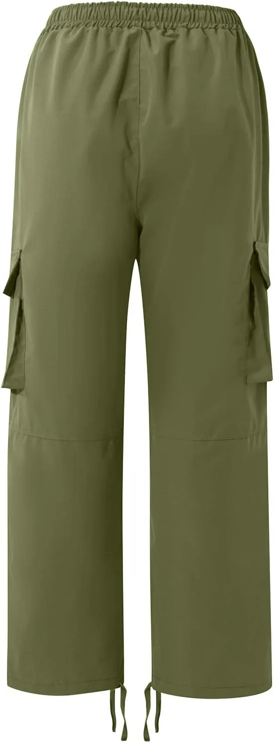 GOFULY Mens Cargo Pants Baggy Fashion Sweatpants with Pockets and Draw String with Pocket Casual Pants Joggers Trousers