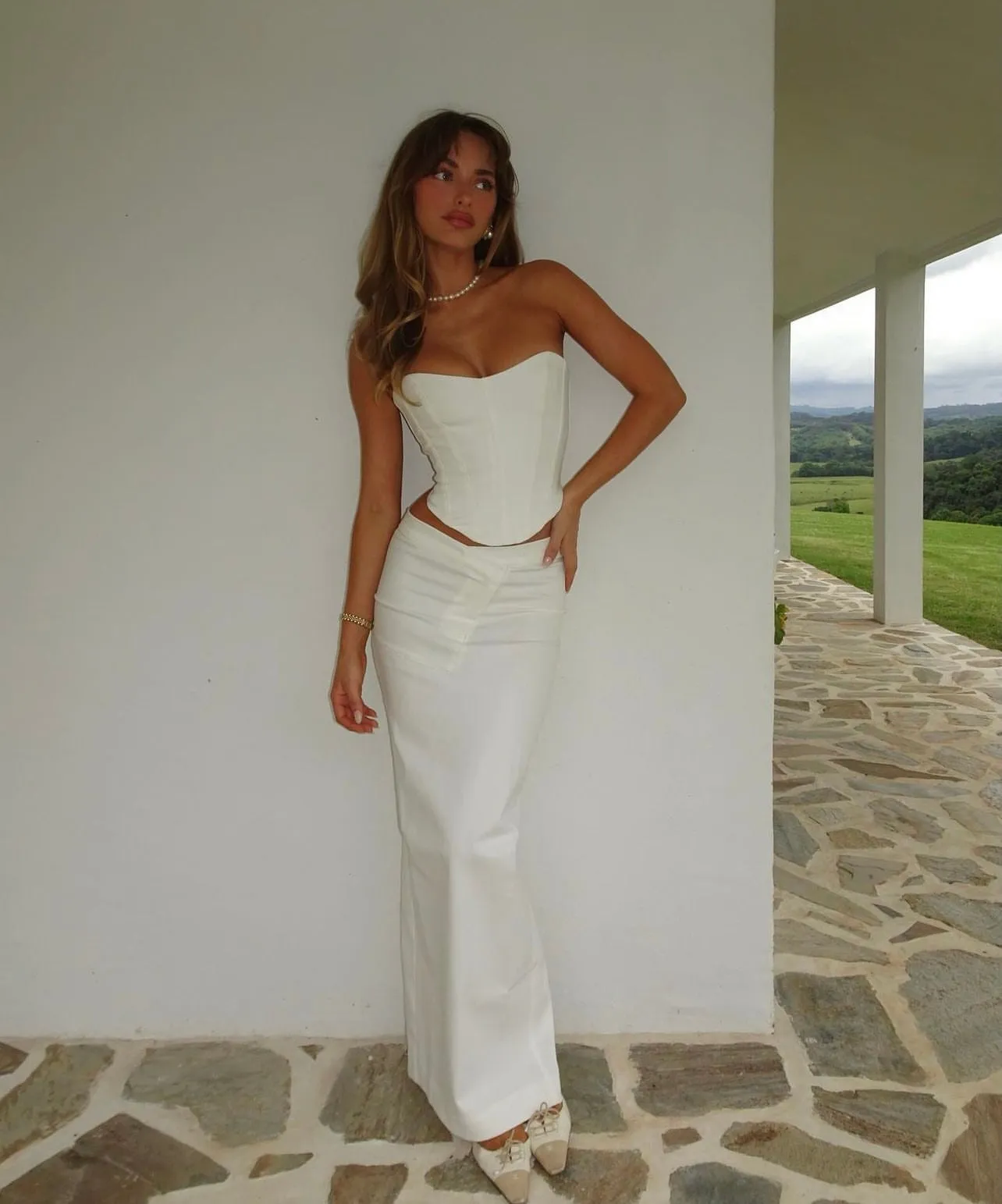 HEIDI SKIRT   HARLOW BUSTIER