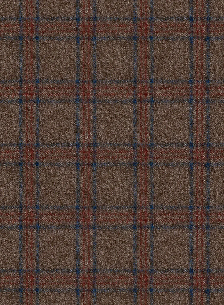 Italian Iana Brown Wool Pants