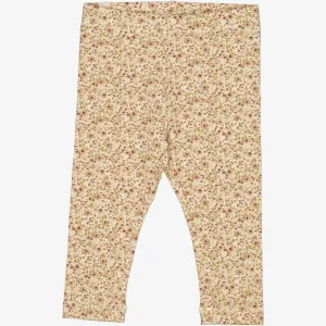 Jersey Leggings | Baby - eggshell flowers