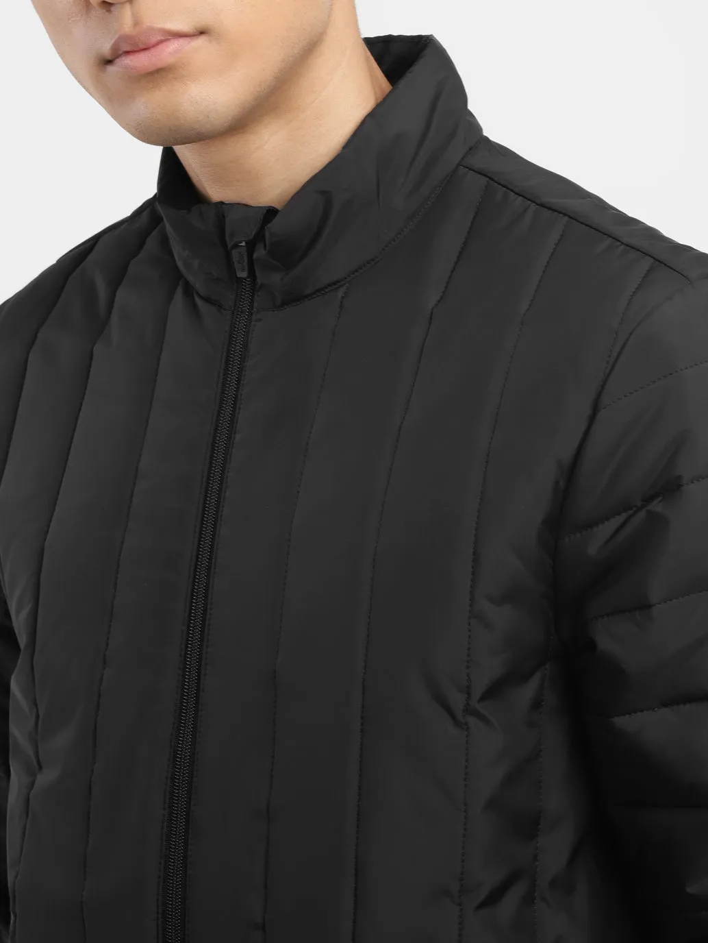 Men's Solid Padded Jacket