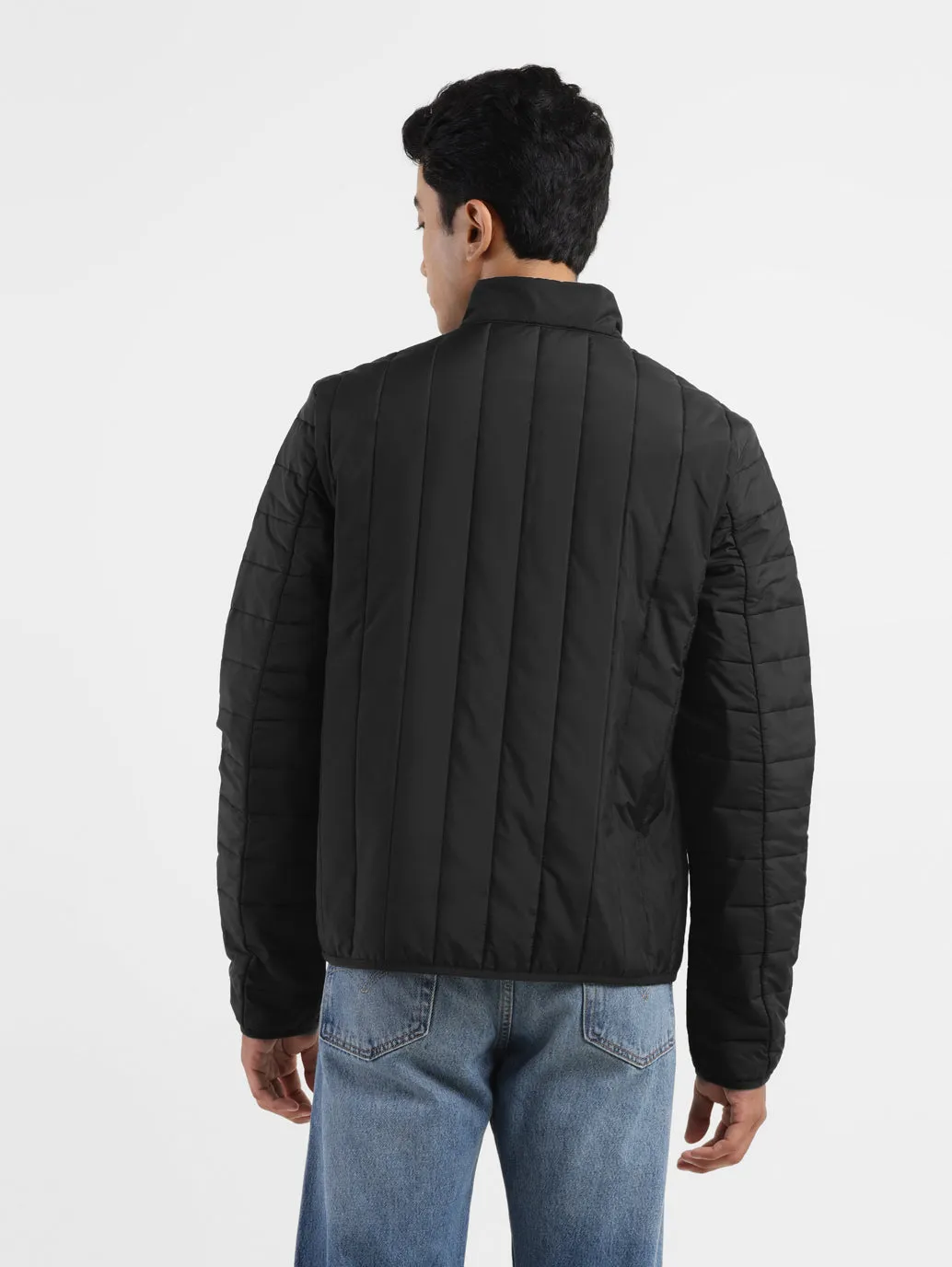 Men's Solid Padded Jacket