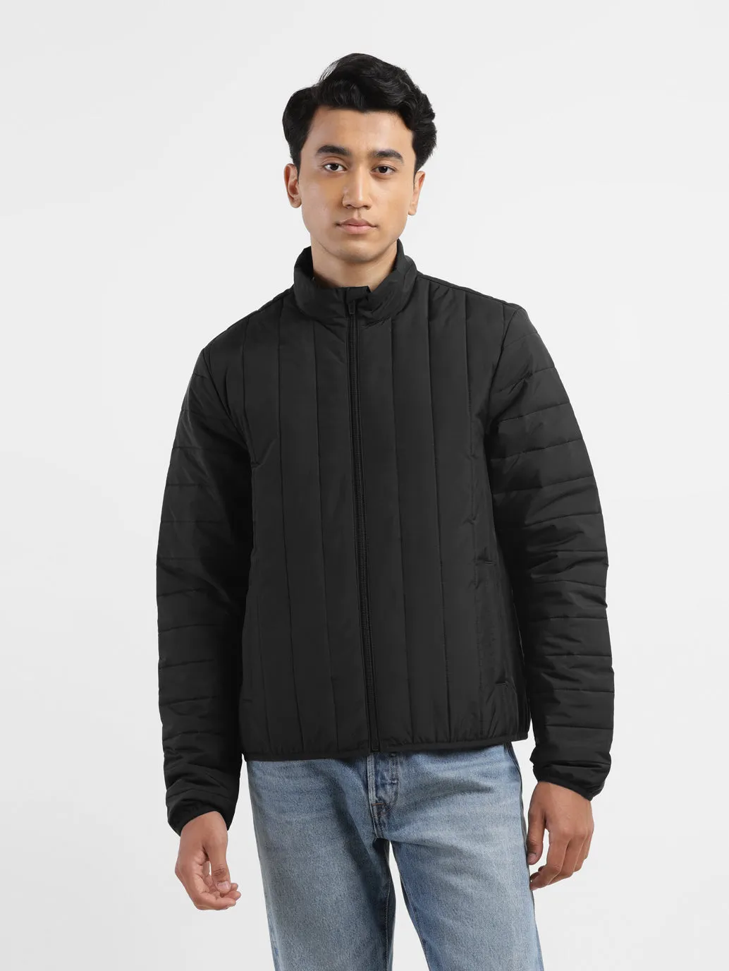 Men's Solid Padded Jacket