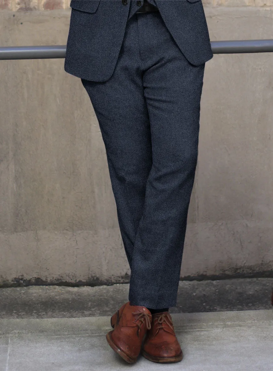 Naples Dark Indigo Tweed Pants