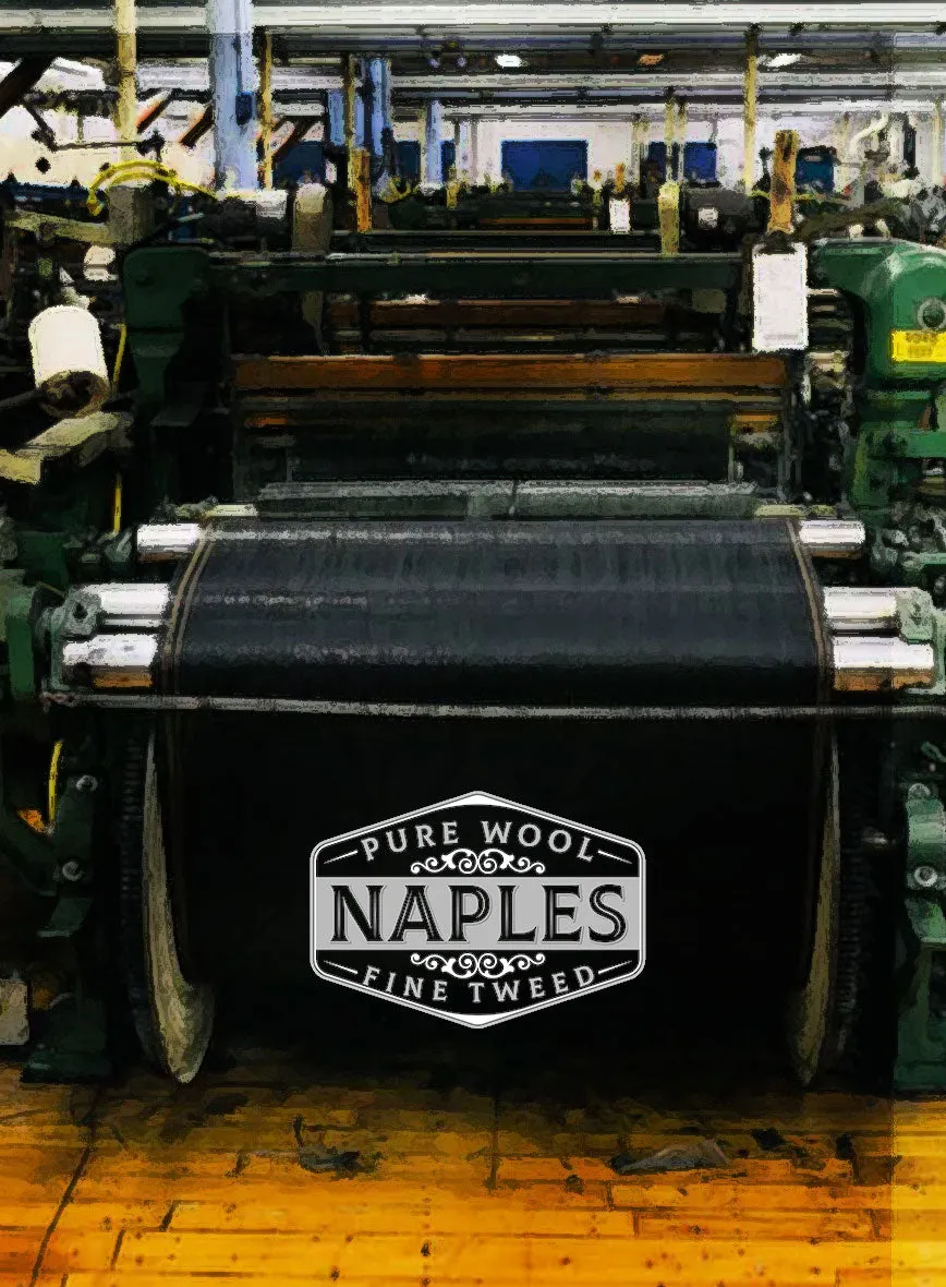 Naples Dark Indigo Tweed Pants
