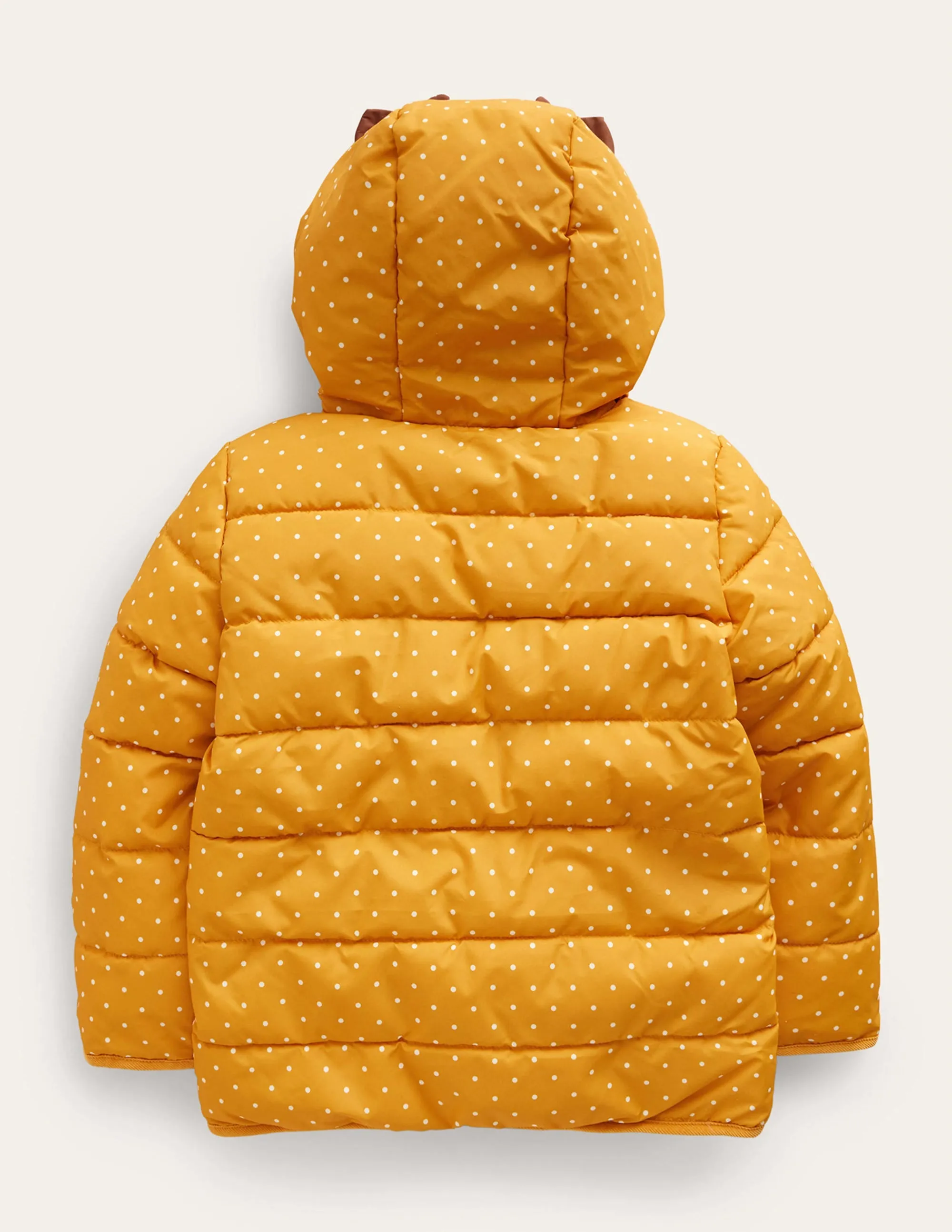 Novelty Padded Coat-Brioche Pin Spot