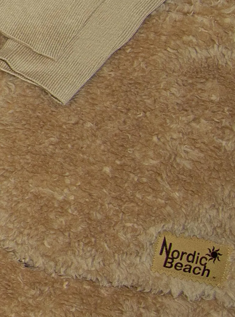 One-Size Fleece Hooded Jacket [Cafe Latte]
