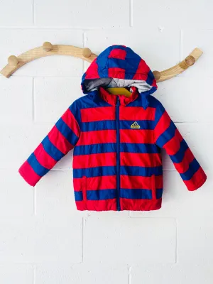 Red   Blue Stripe Padded Jacket, 5 years (104)