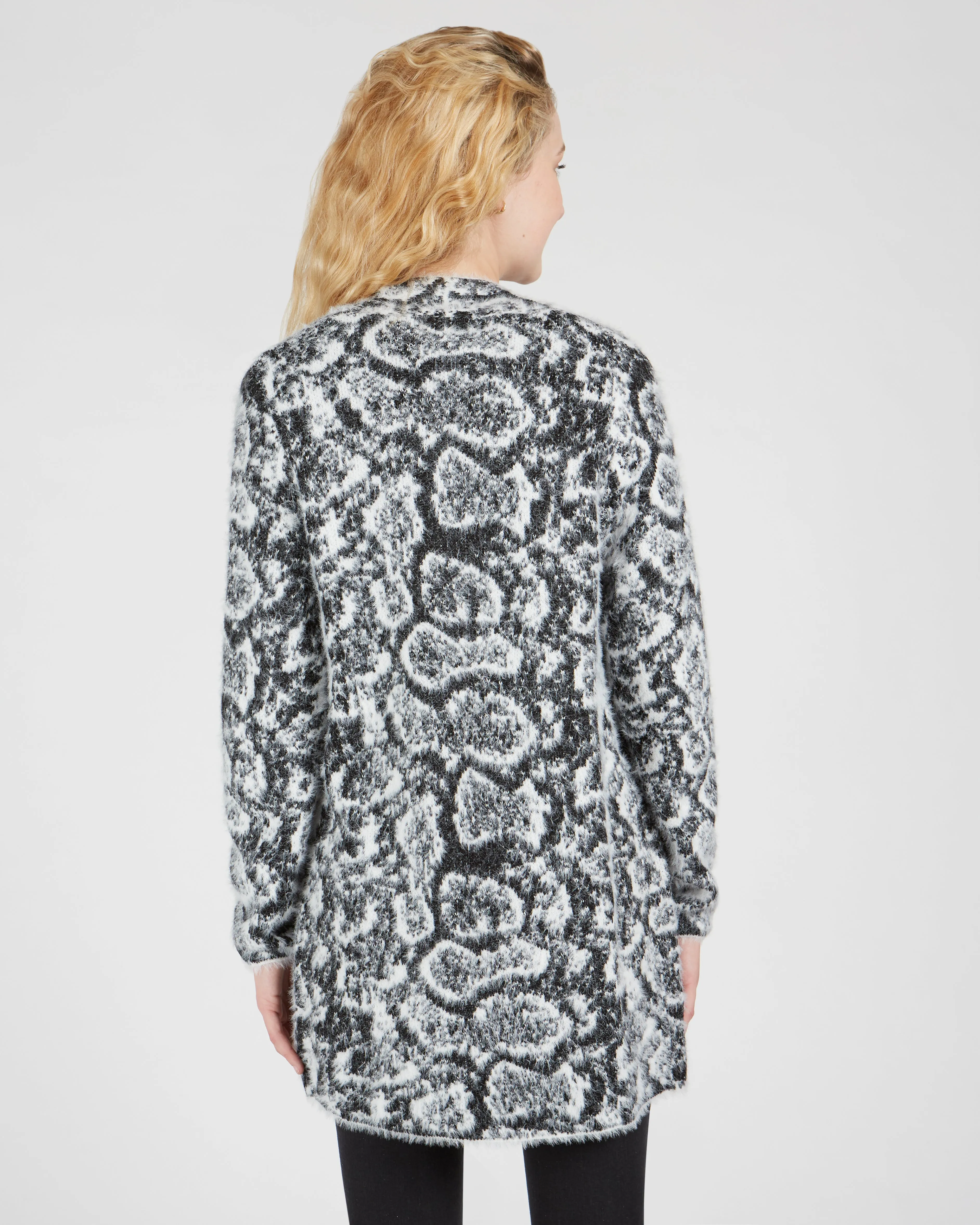 REN6782 Snake Print Cardigan