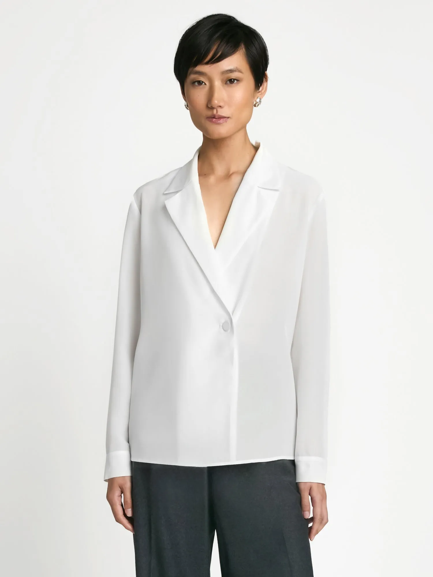 Silk shacket