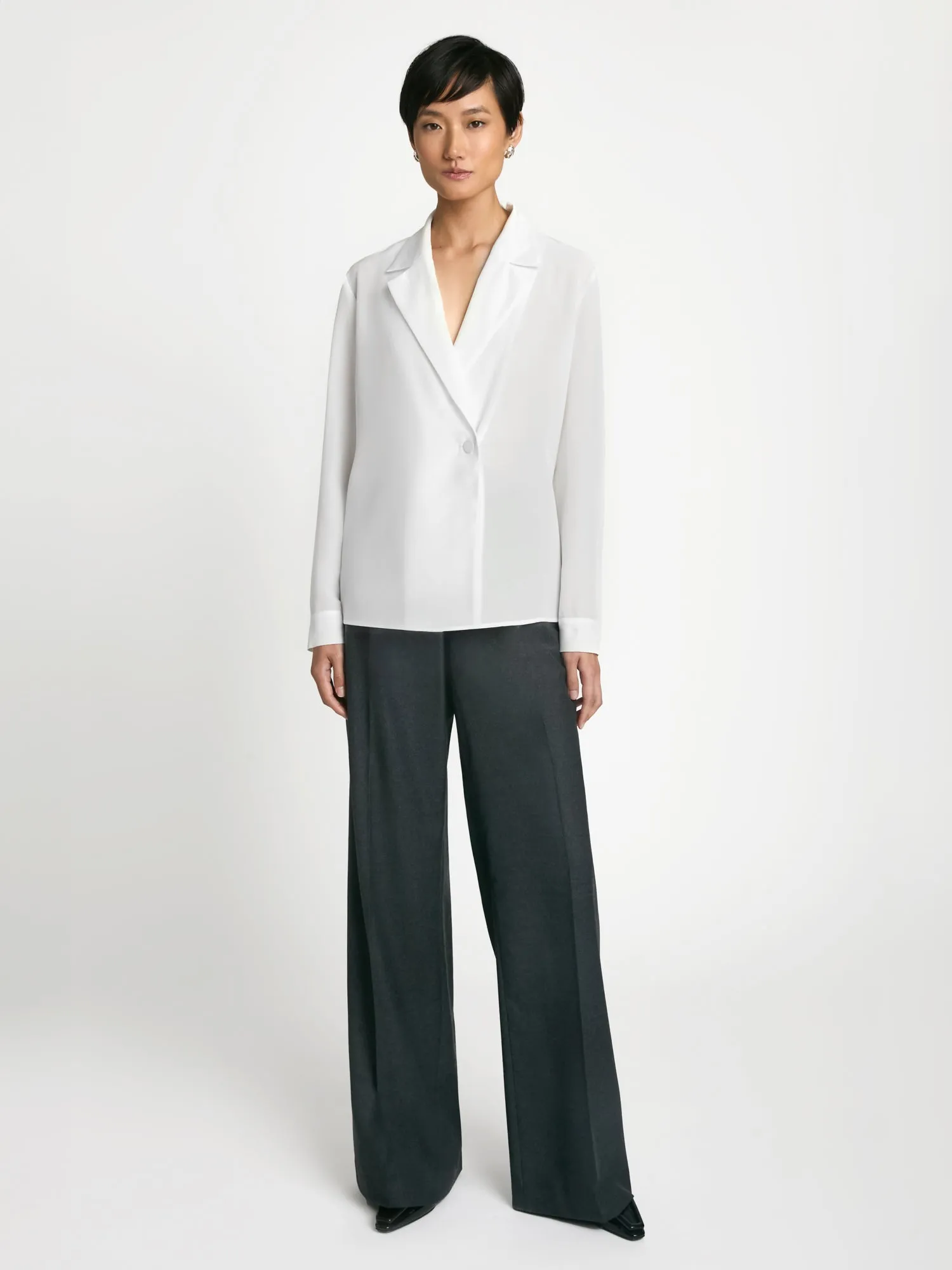Silk shacket