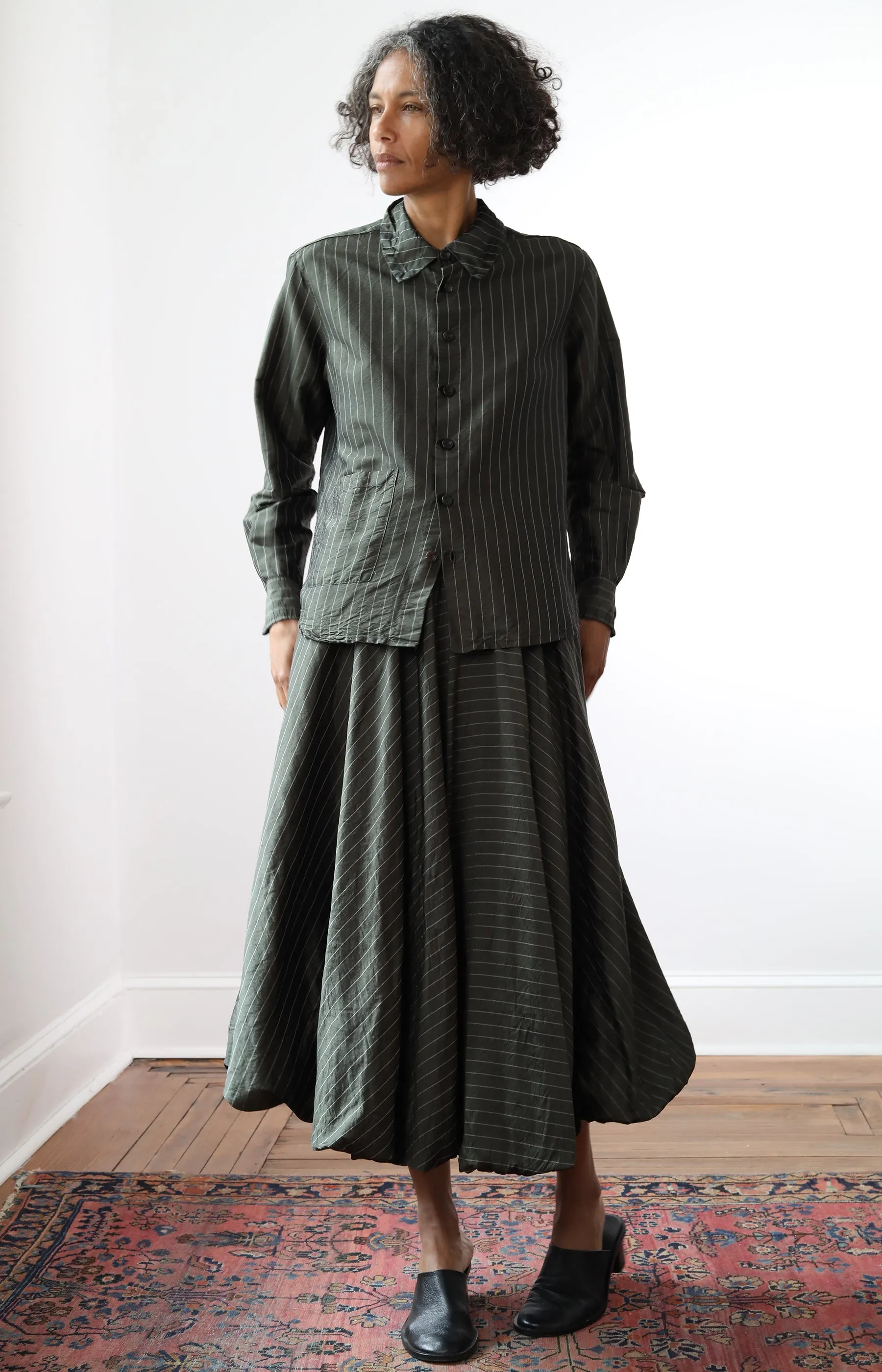 Silk Stripe Shirt