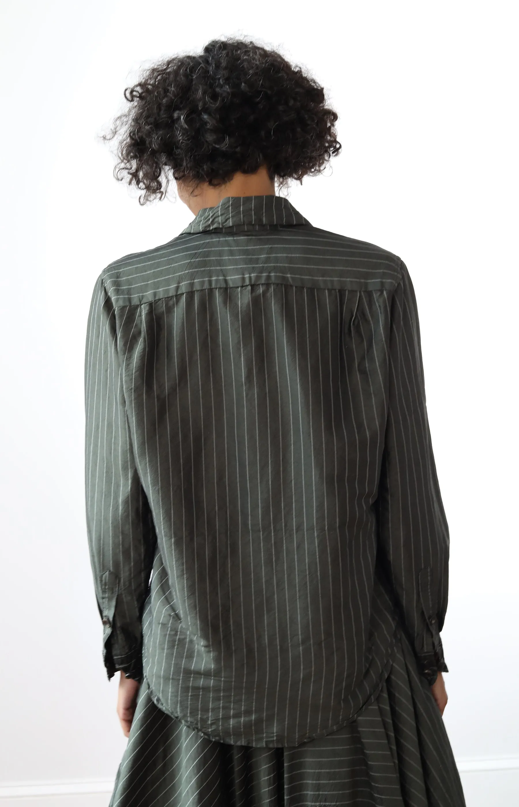 Silk Stripe Shirt