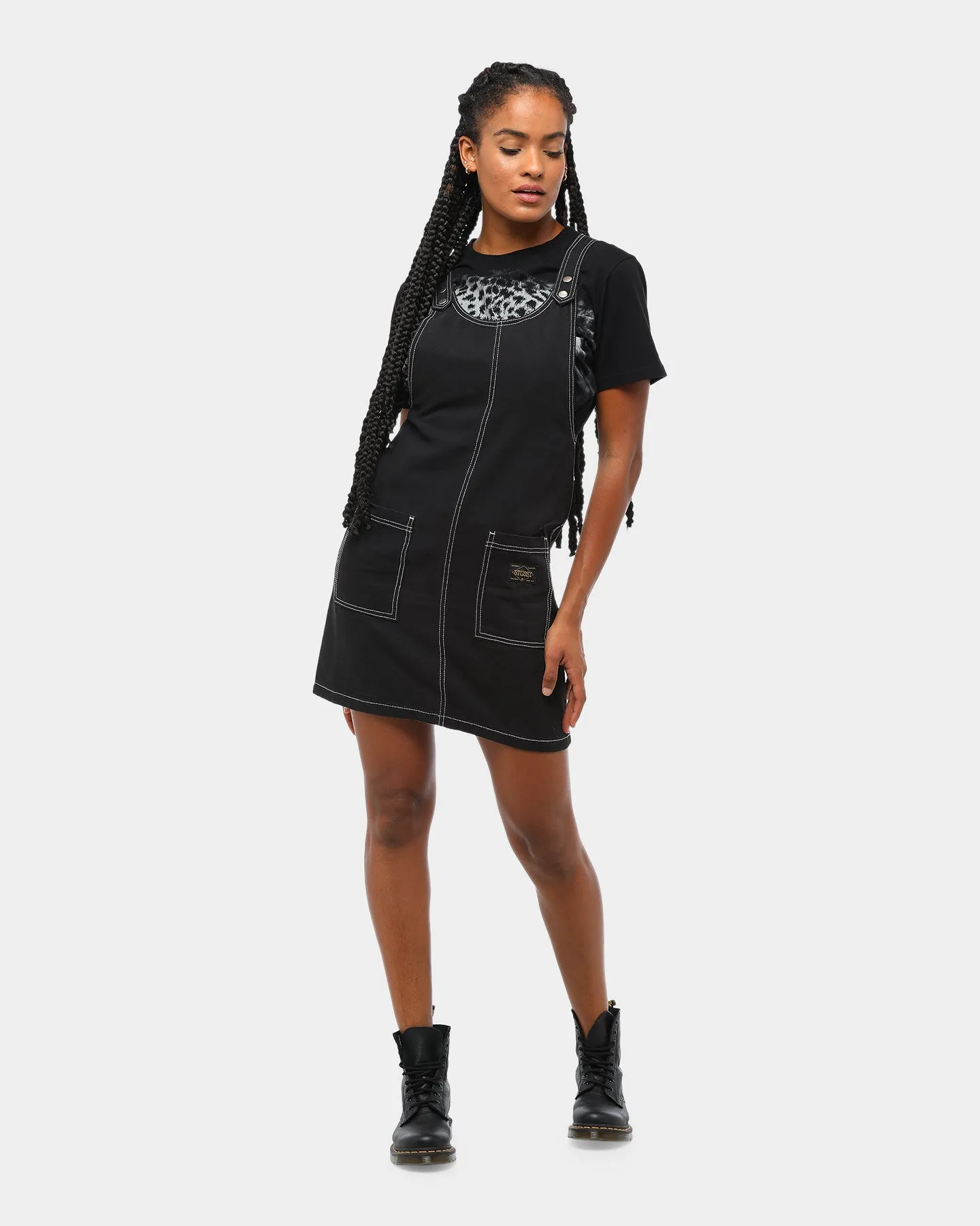 Stussy Women's Mason Pinafore Black