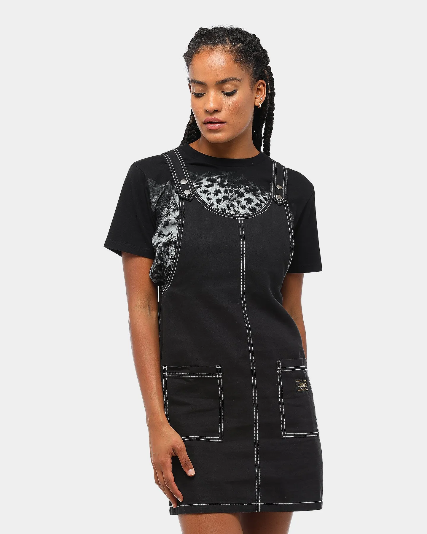 Stussy Women's Mason Pinafore Black